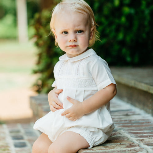 Little Gentleman’s Vintage Wedding Romper