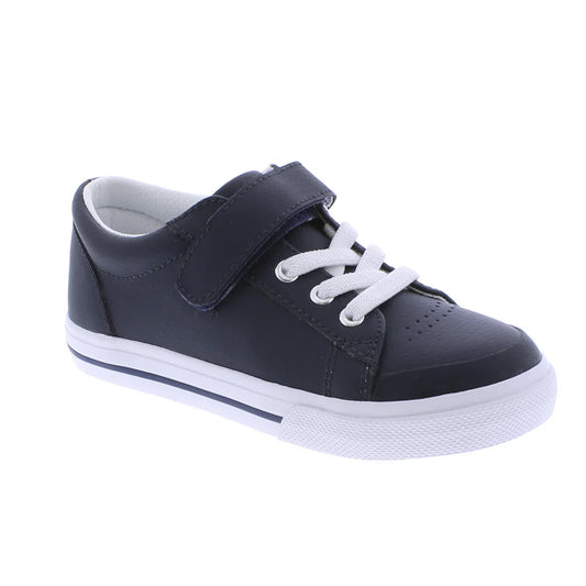 Reese Navy Leather Sneaker
