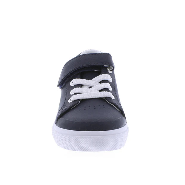 Reese Navy Leather Sneaker