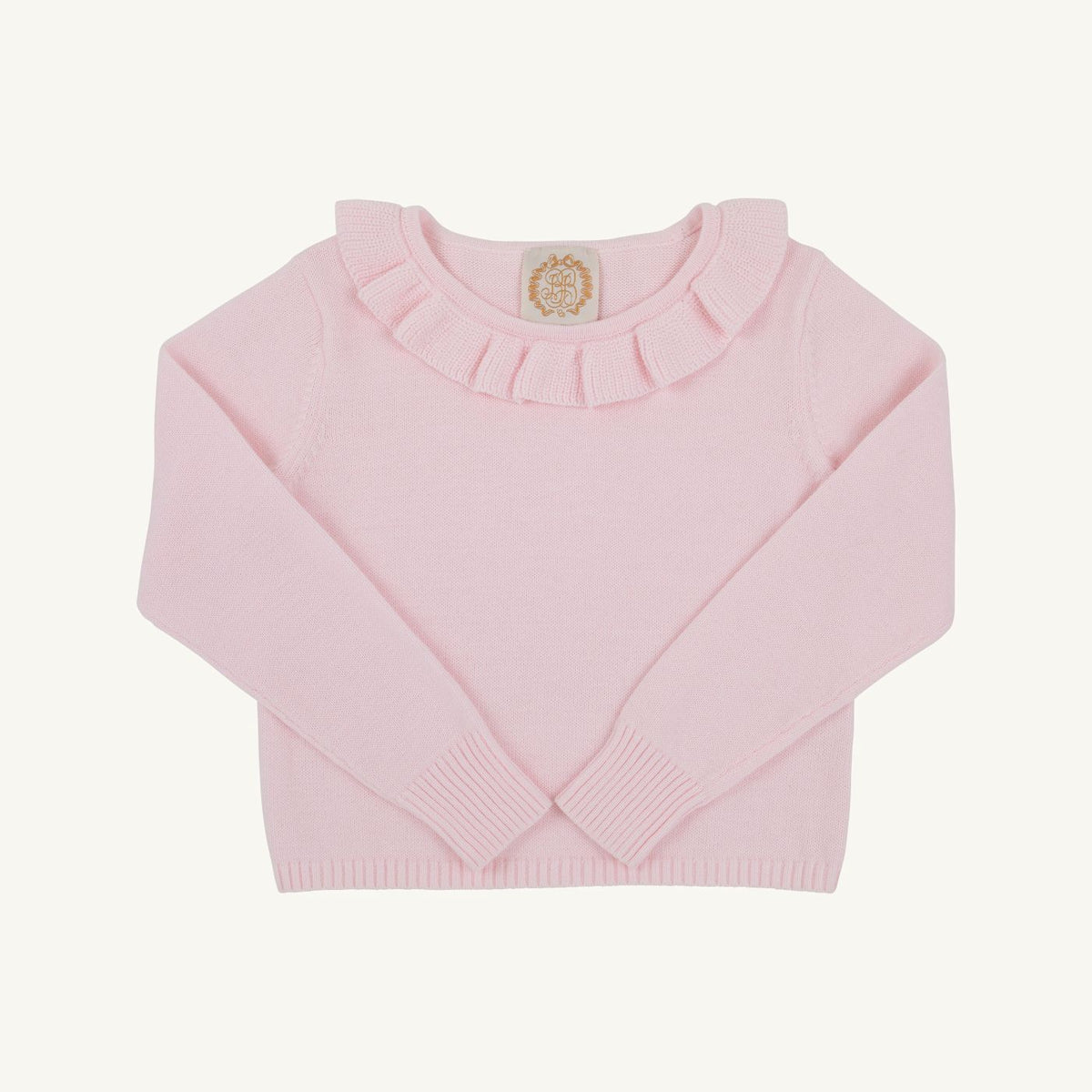 Reece Ruffle Sweater-Palm Beach Pink