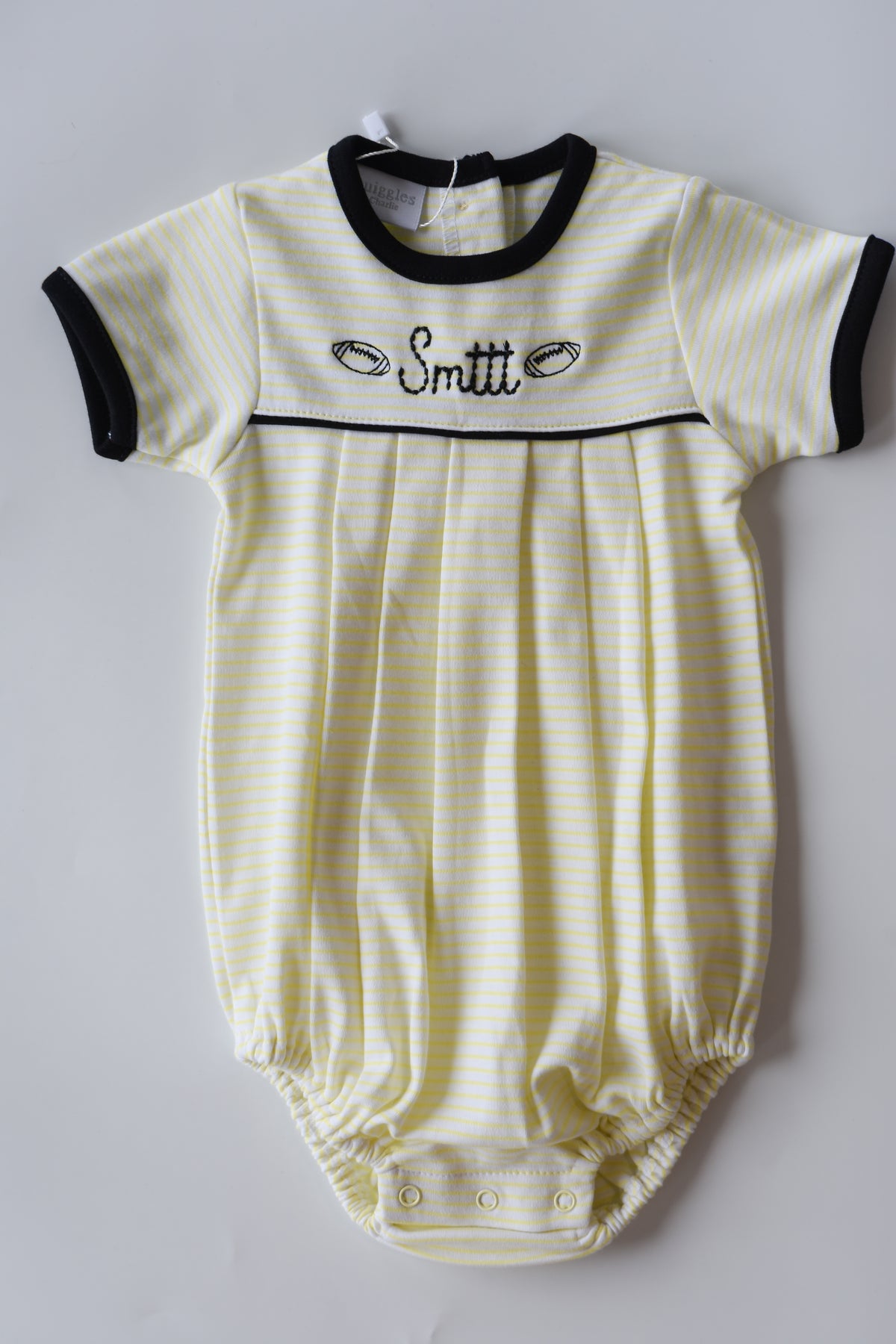 Smttt Football Embroidered Boy Bubble