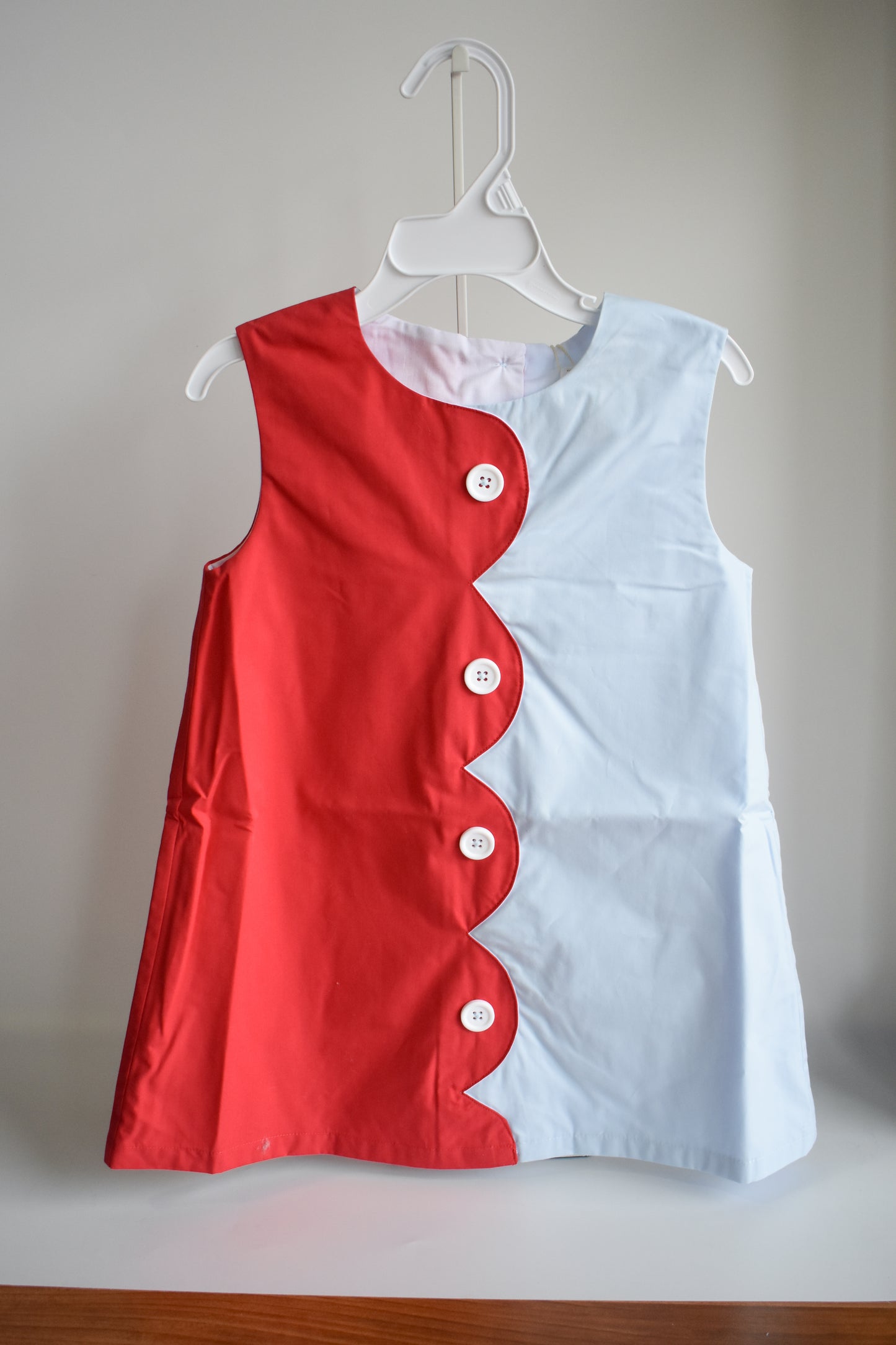 Kennedy Colorblock Jumper-Red/Buckhead Blue