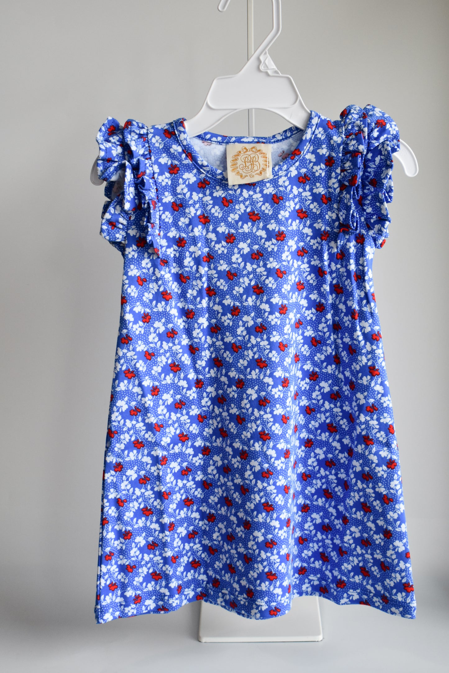 Ruehling Ruffle Dress-Potomac Petals