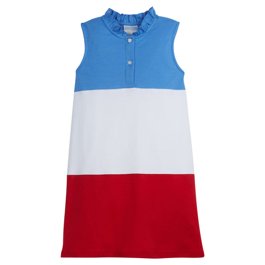 Hastings Color Block Dress-Blue