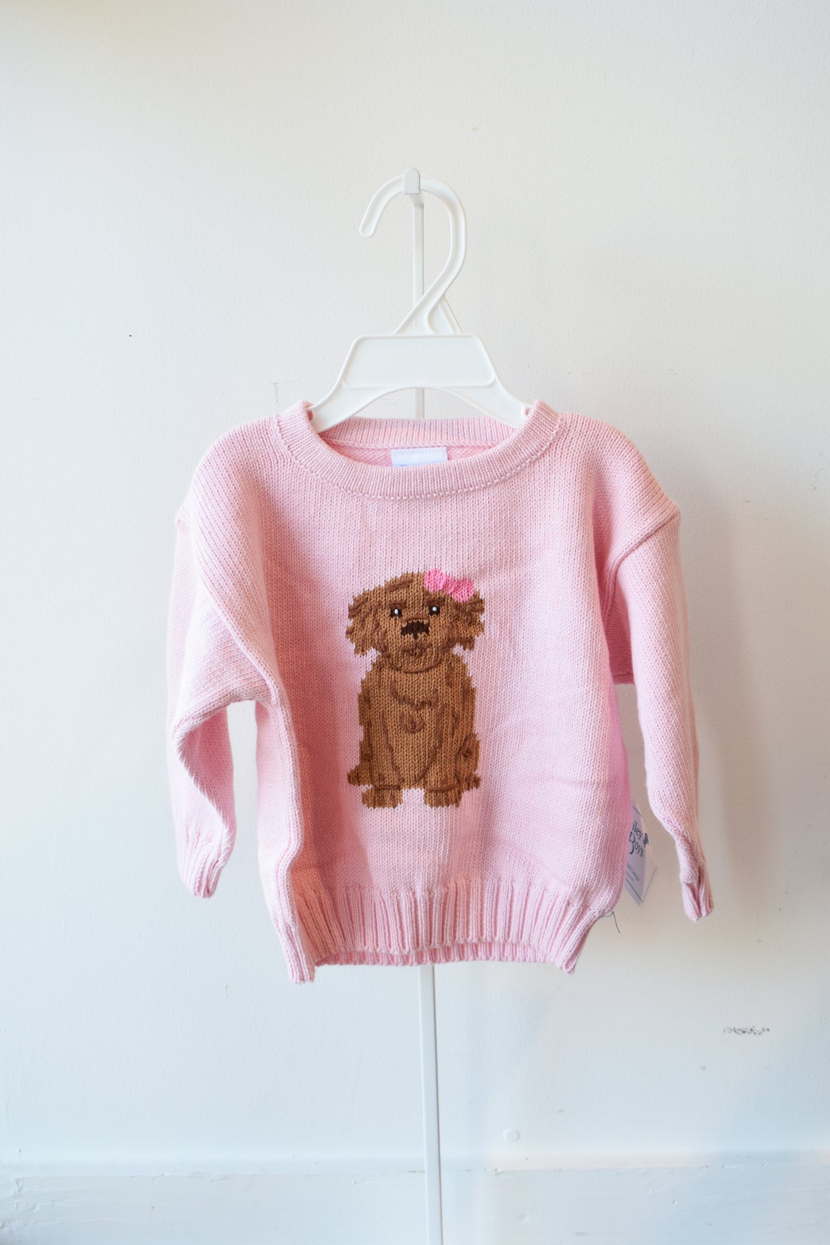 Pink Doodle Crew Sweater