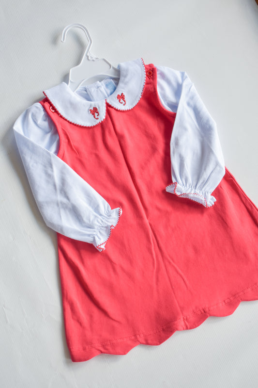 Holiday Bows Peter Pan Dress Set
