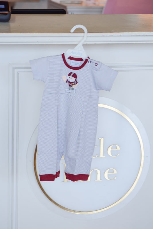 Maroon Boy Romper