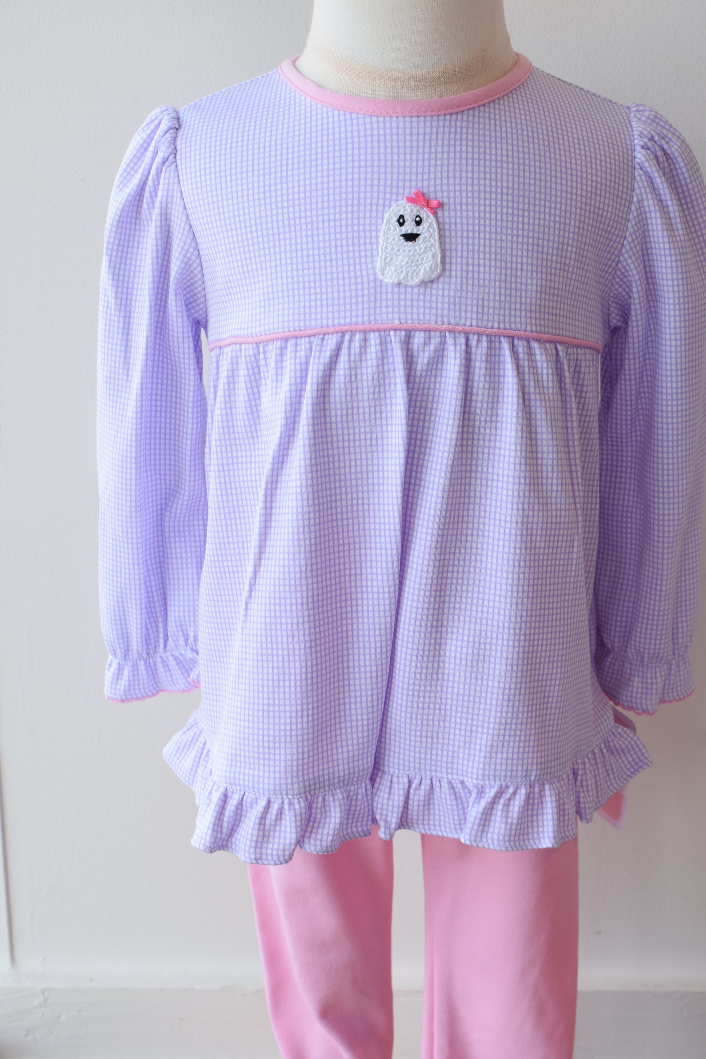 Girly Ghost Lavender Knit Legging Set