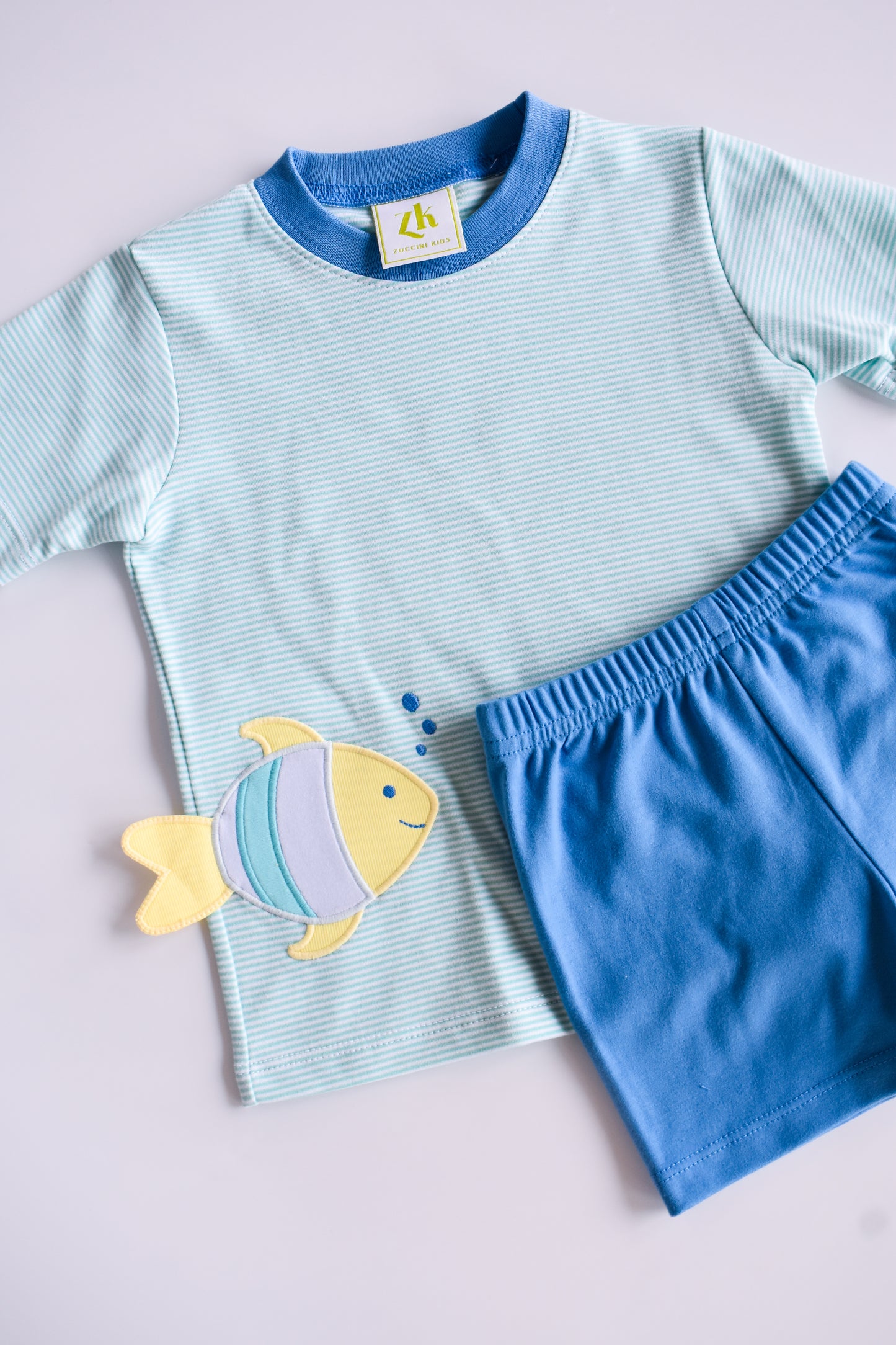 Fishy Bitty Knit Harry's Short Set