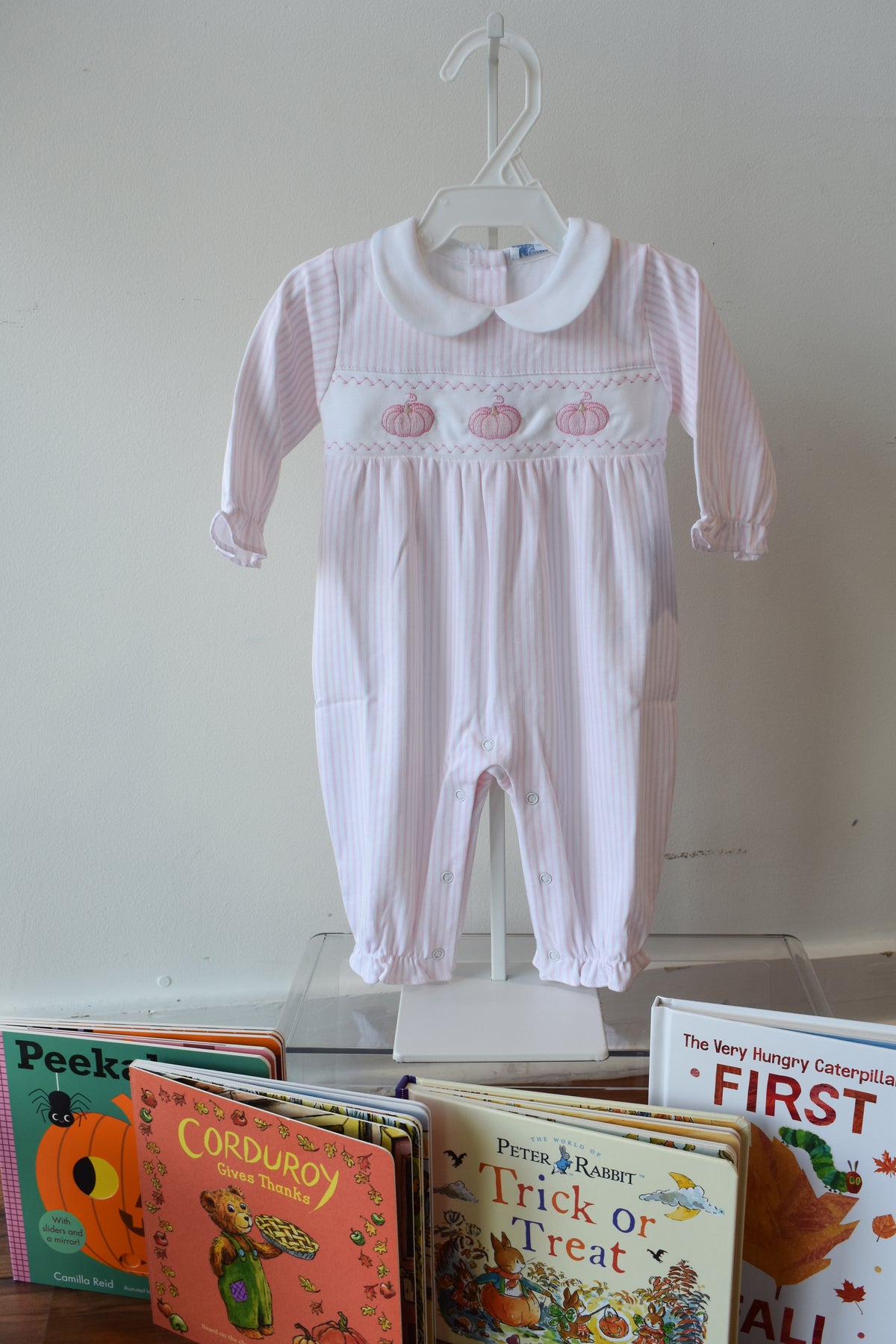 Pink Pumpkin Patch Nella Stripe Playsuit
