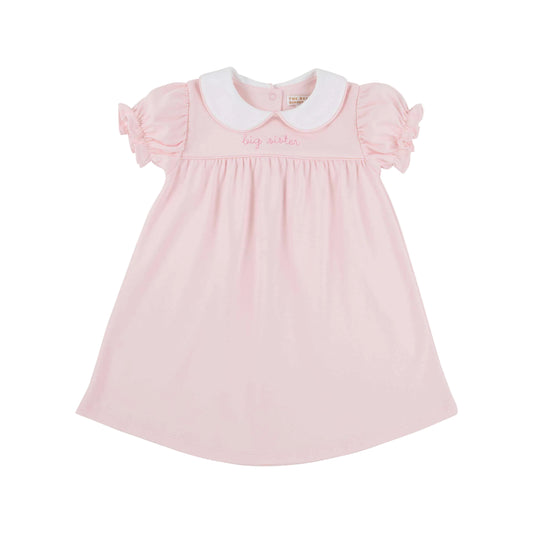 Big Sister Holly Day Dress-Palm Beach Pink Knit