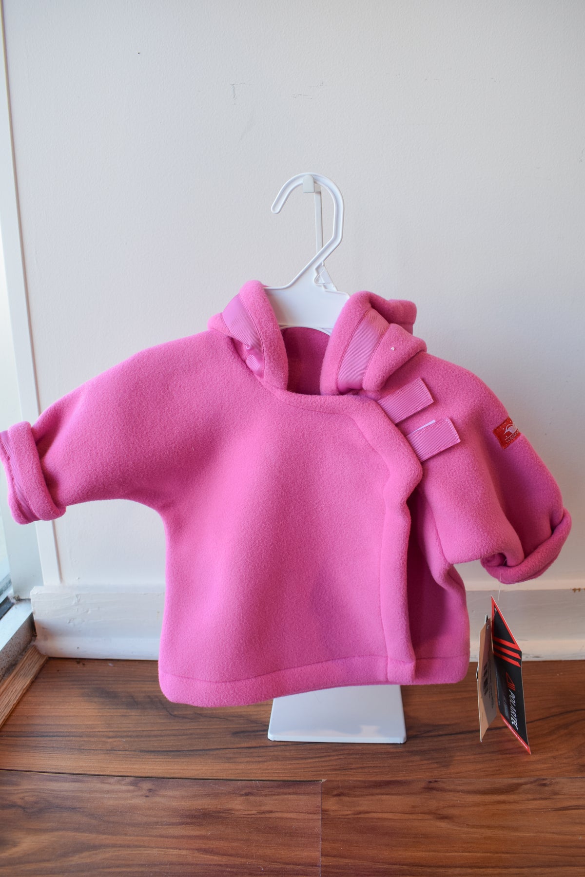 Widgeon Classic Hooded Fleece Jacket-Dark Pink