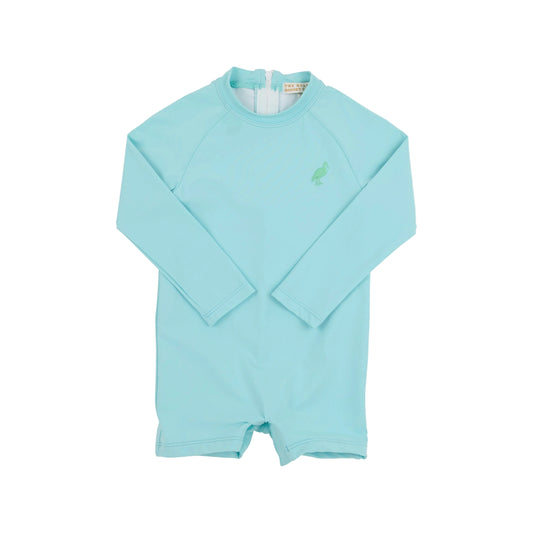 Price Pool Romper-Edisto Egg Blue