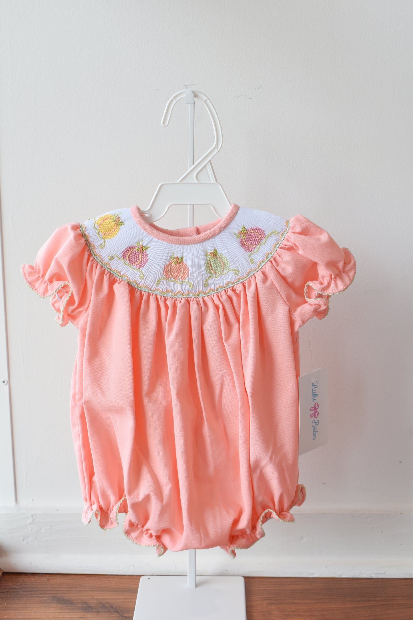 Emmie’s Peachy Pumpkin Bishop Bubble