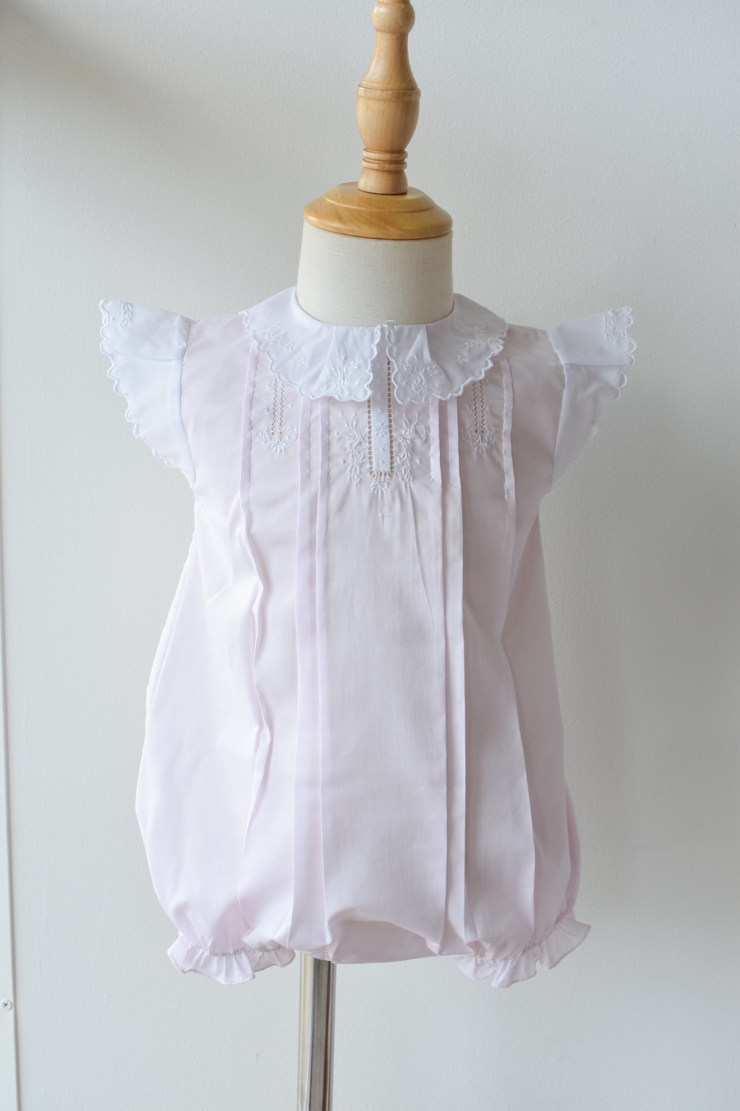 Vintage Fly Sleeve Bubble-Pink/White Trim