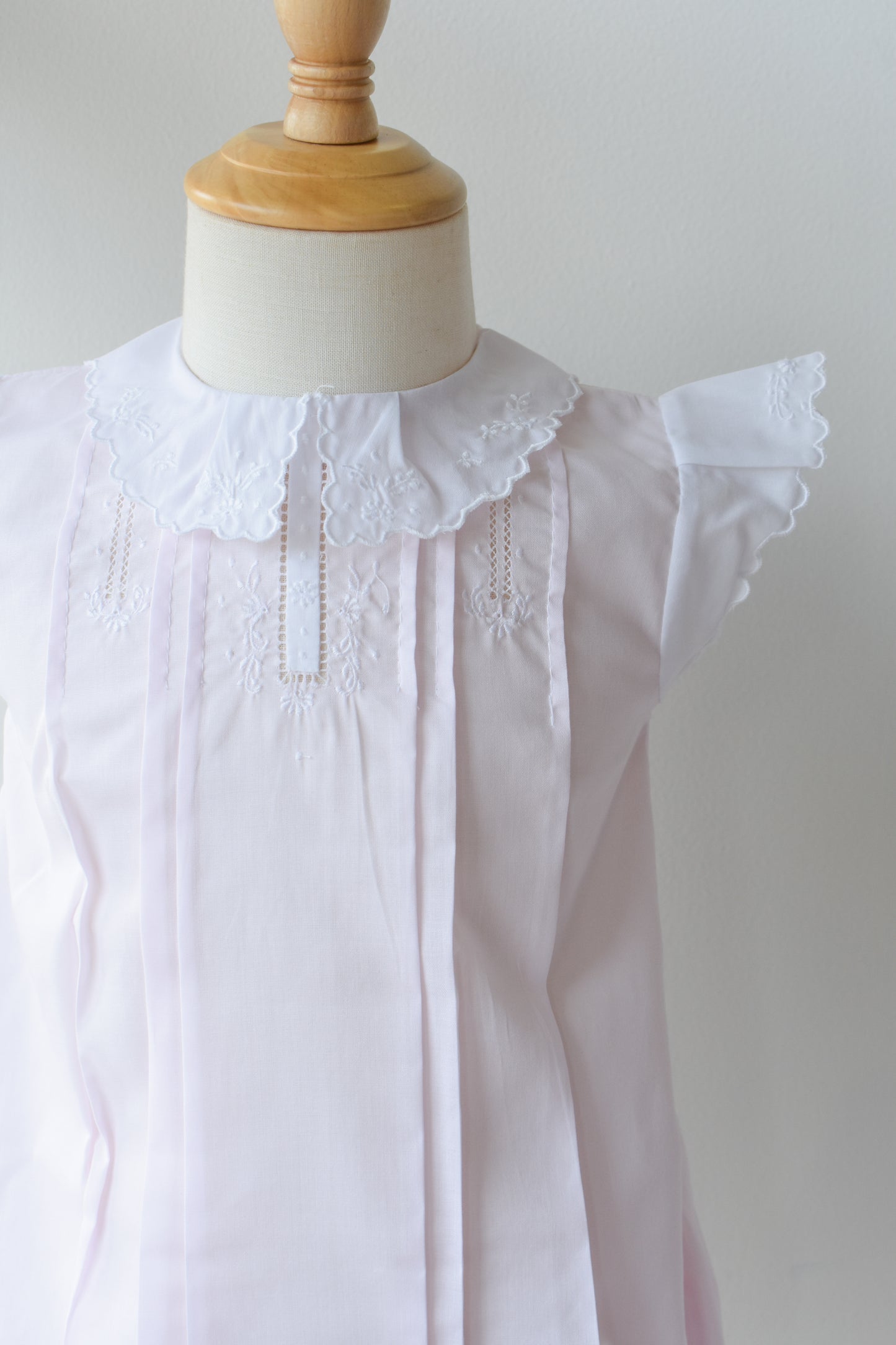 Vintage Fly Sleeve Bubble-Pink/White Trim