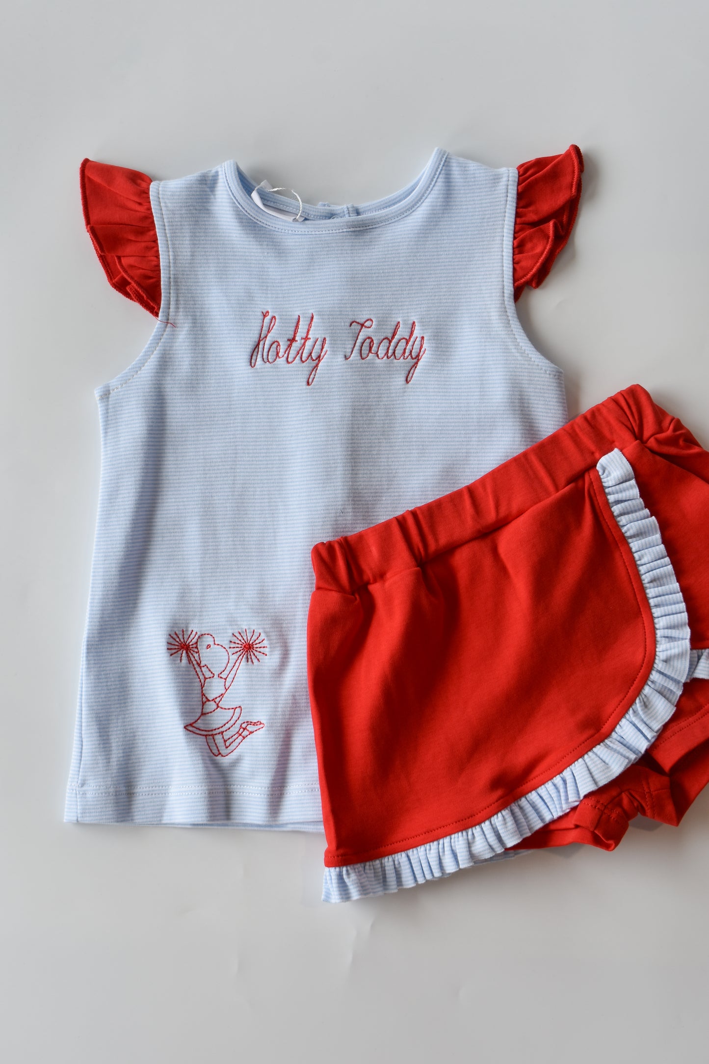 Hotty Toddy Cheerleader Skort Set