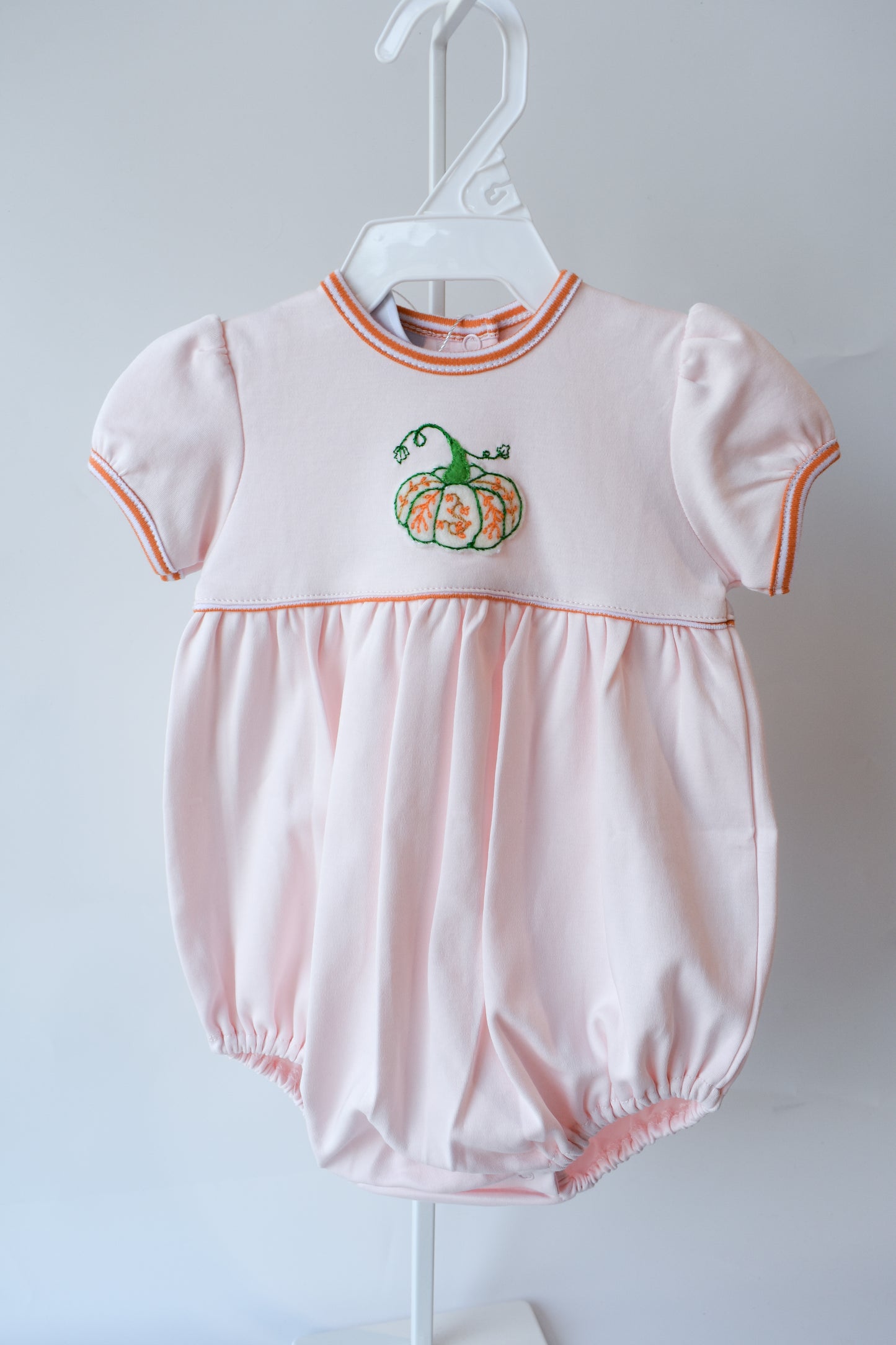 Pink Mini Pumpkin Puff Sleeve Bubble