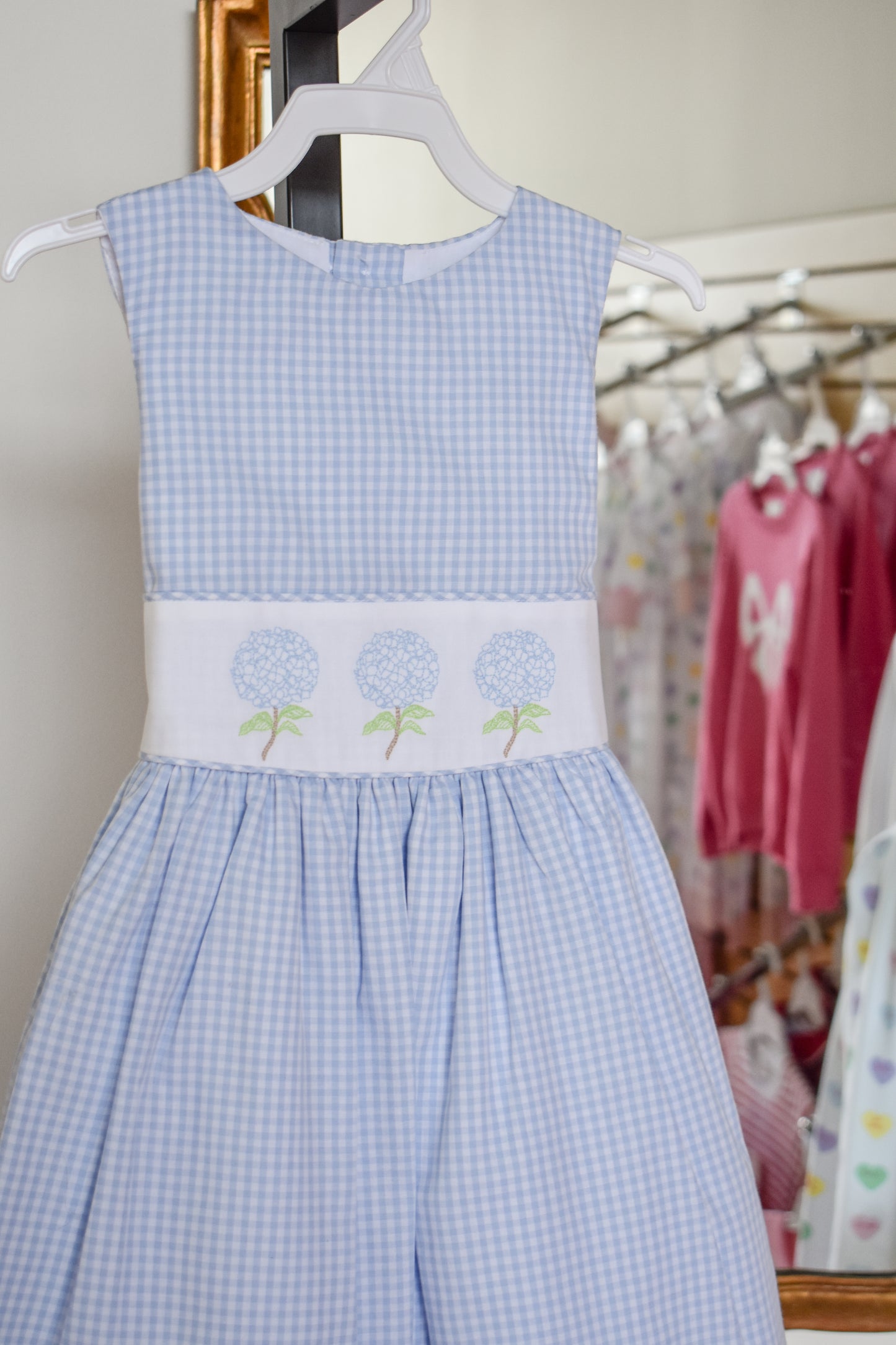 Blue Belle Tie Dress