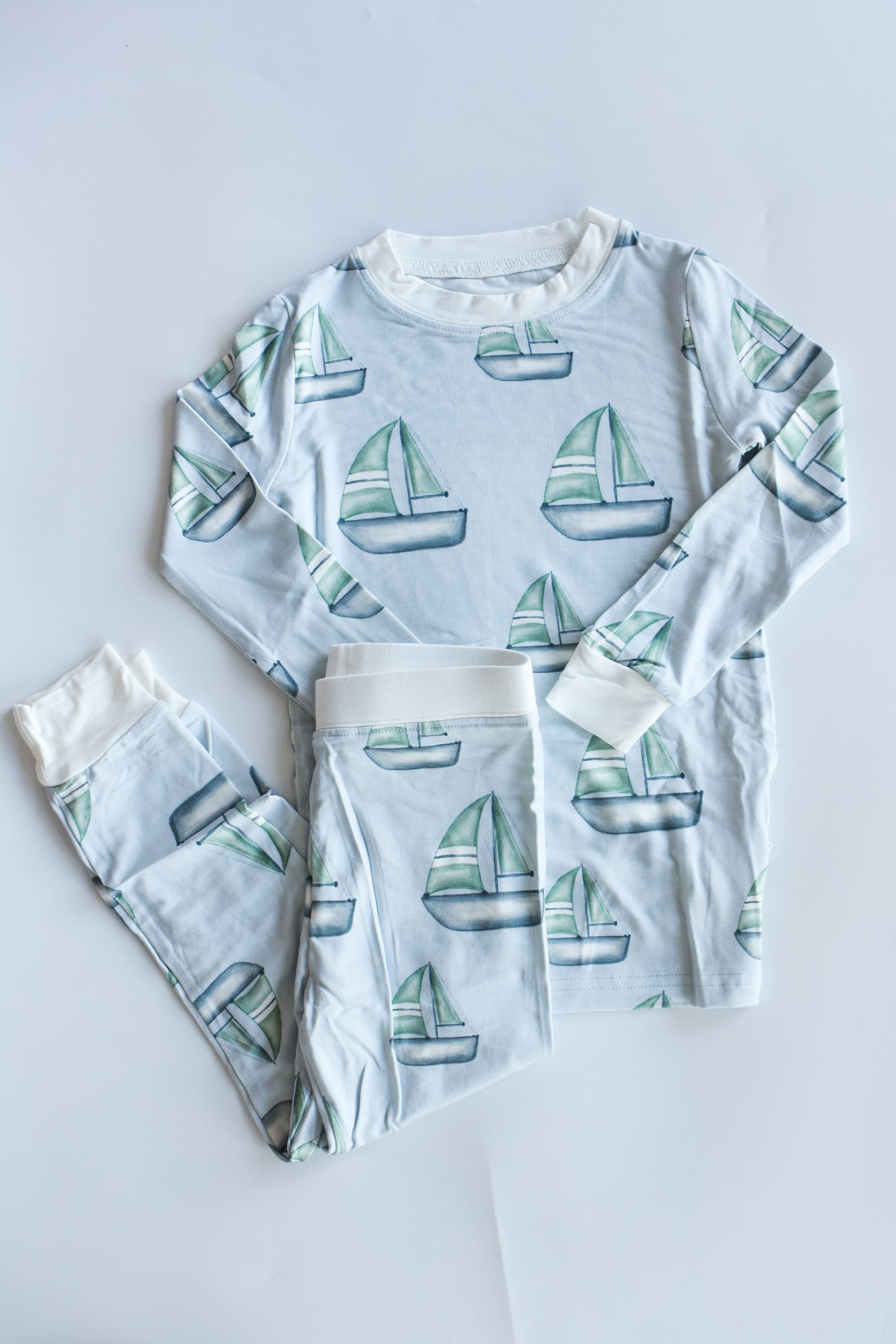 Seaside Sleepin' Boy's Bamboo PJ Pant Set