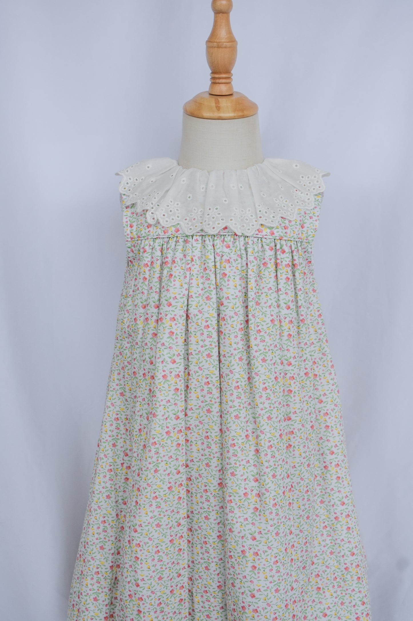 Cottage Gardens Eyelet-Collared Float Dress