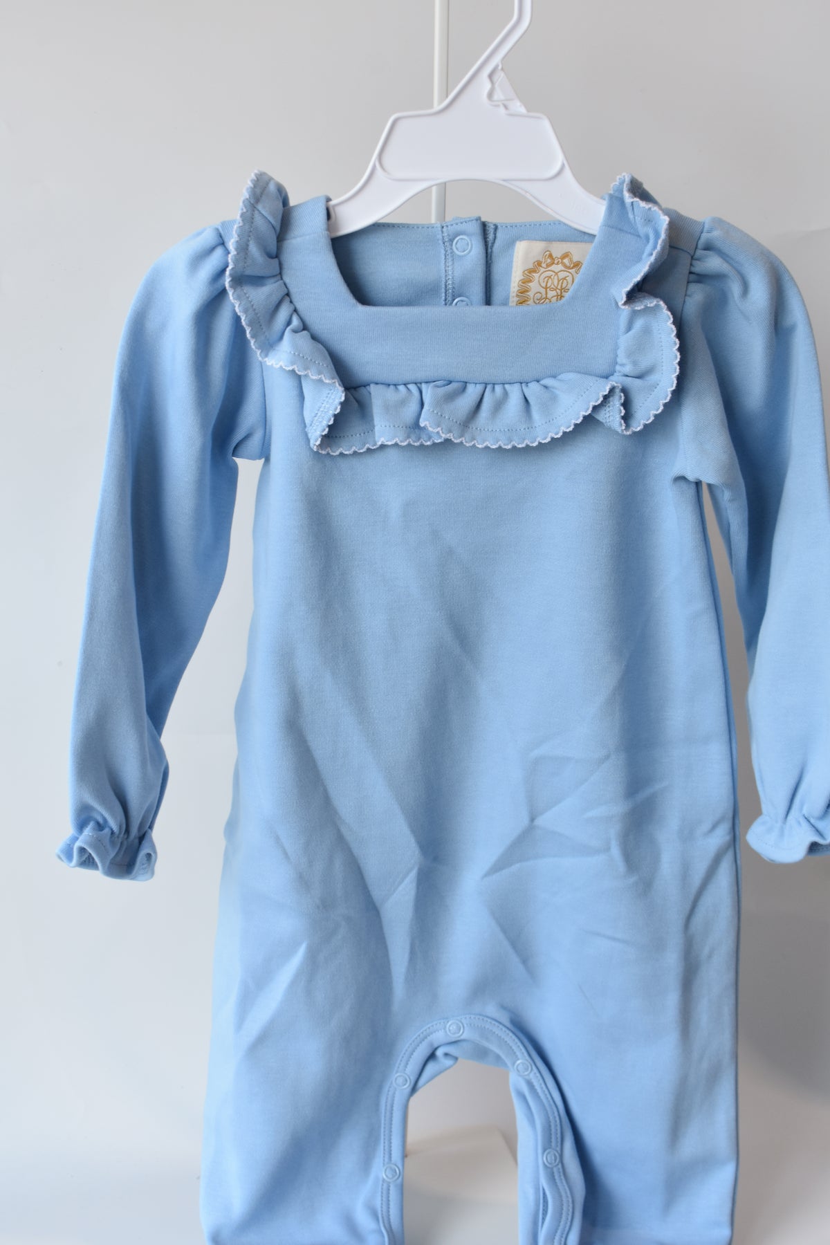 Darla Day Romper-Sarasota Sky