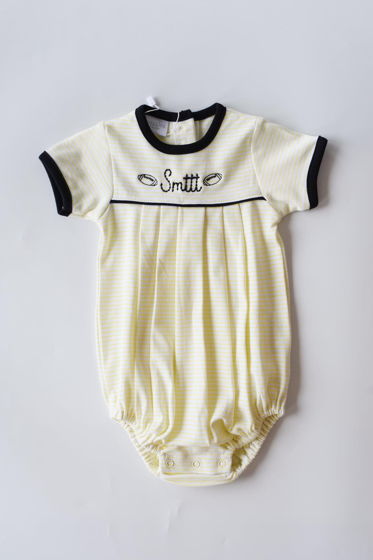 Smttt Football Embroidered Boy Bubble