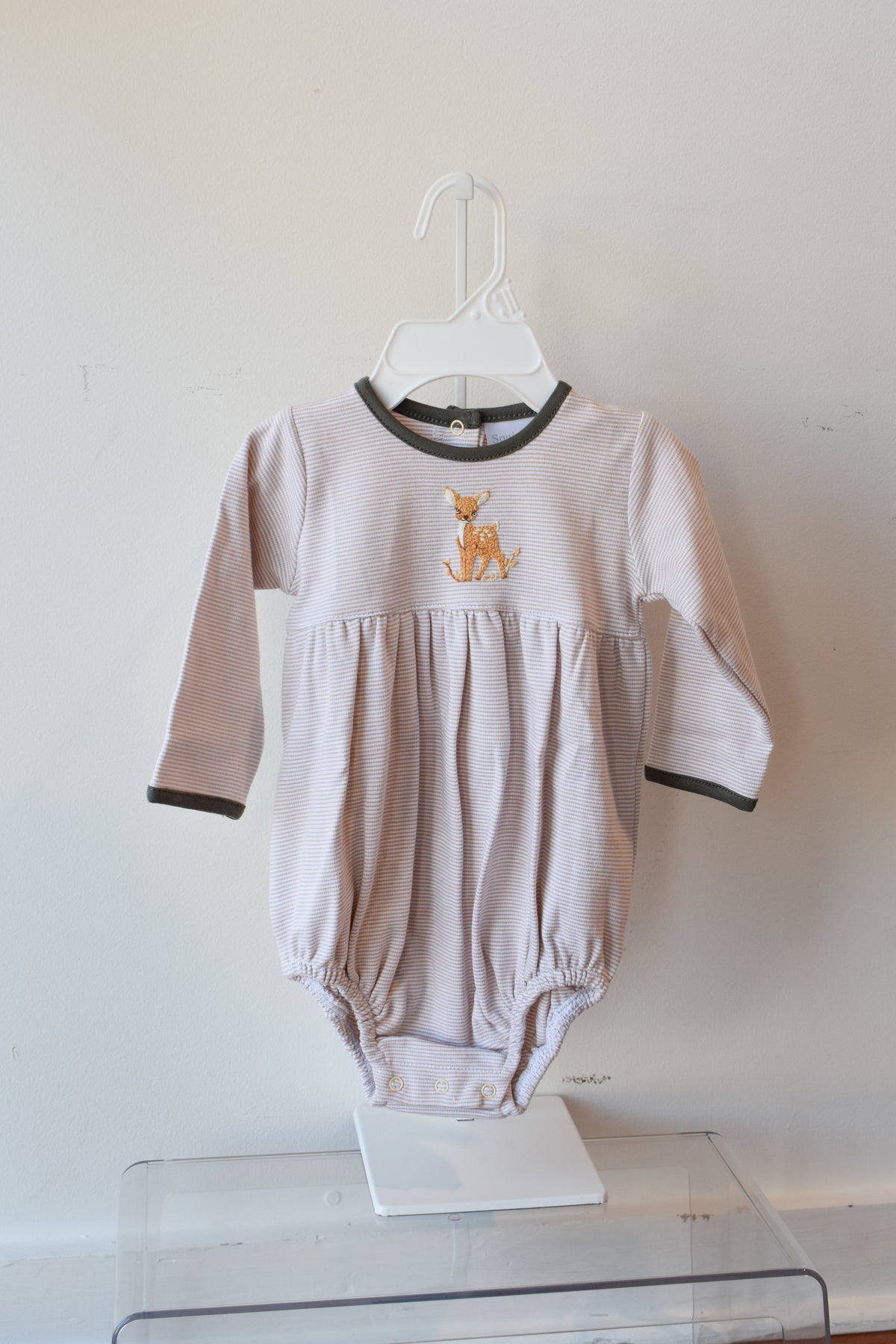 Fawning Around Mini Stripe Trim Bubble