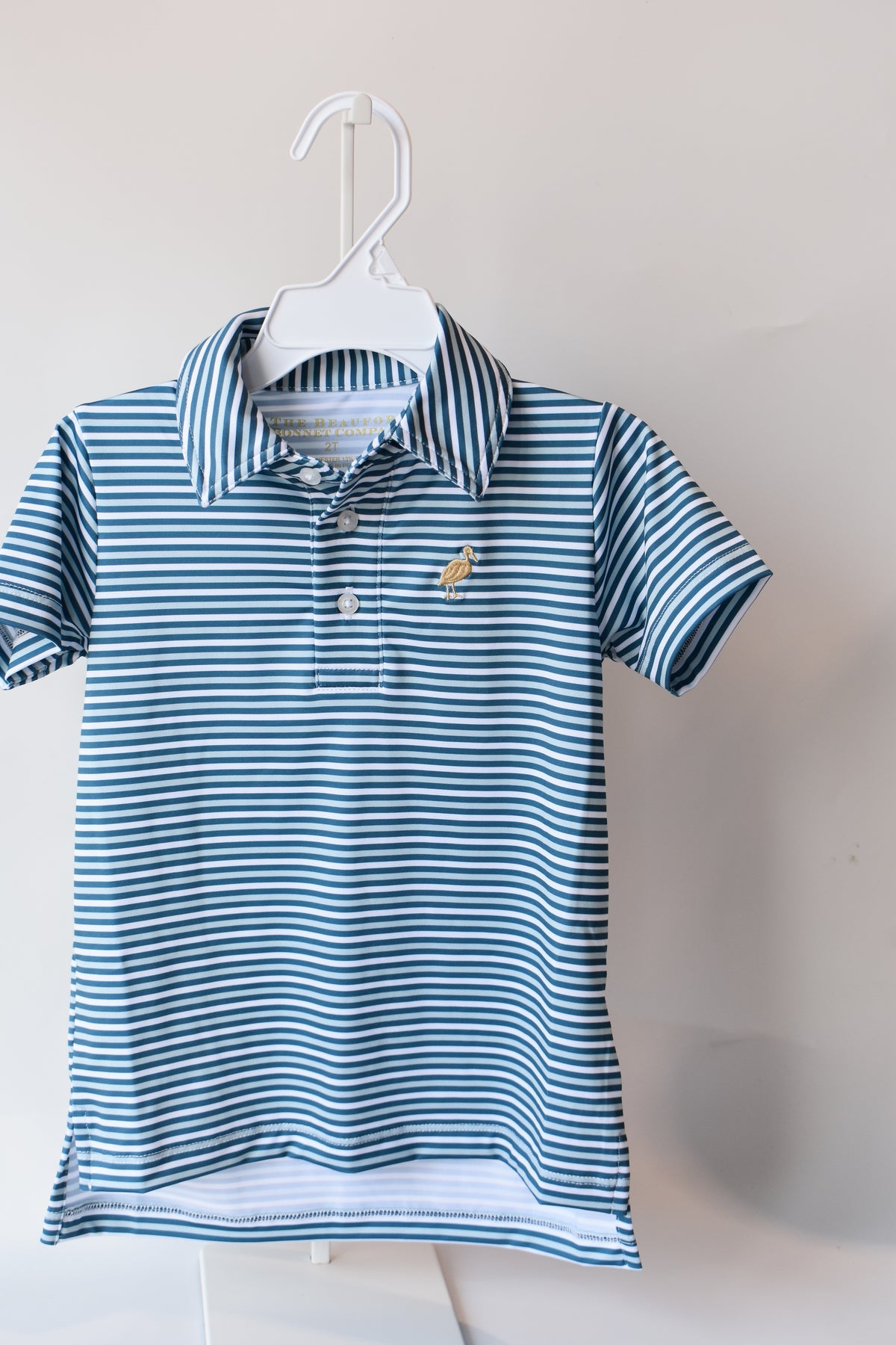Prepletic Prim and Proper Polo-Barnsley Blue/Khaki Sumner Stripe