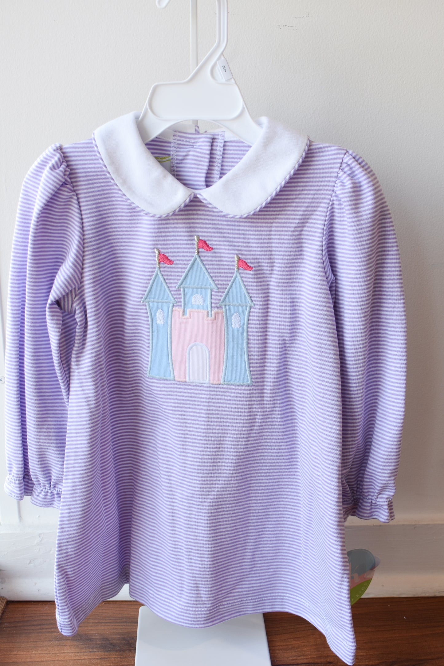 Princess Castle Louisa Dress Lavender Stripe Knit