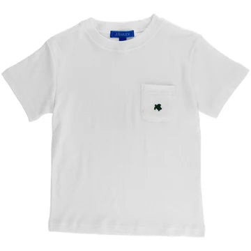 Bailey Boy Pocket Tee-White