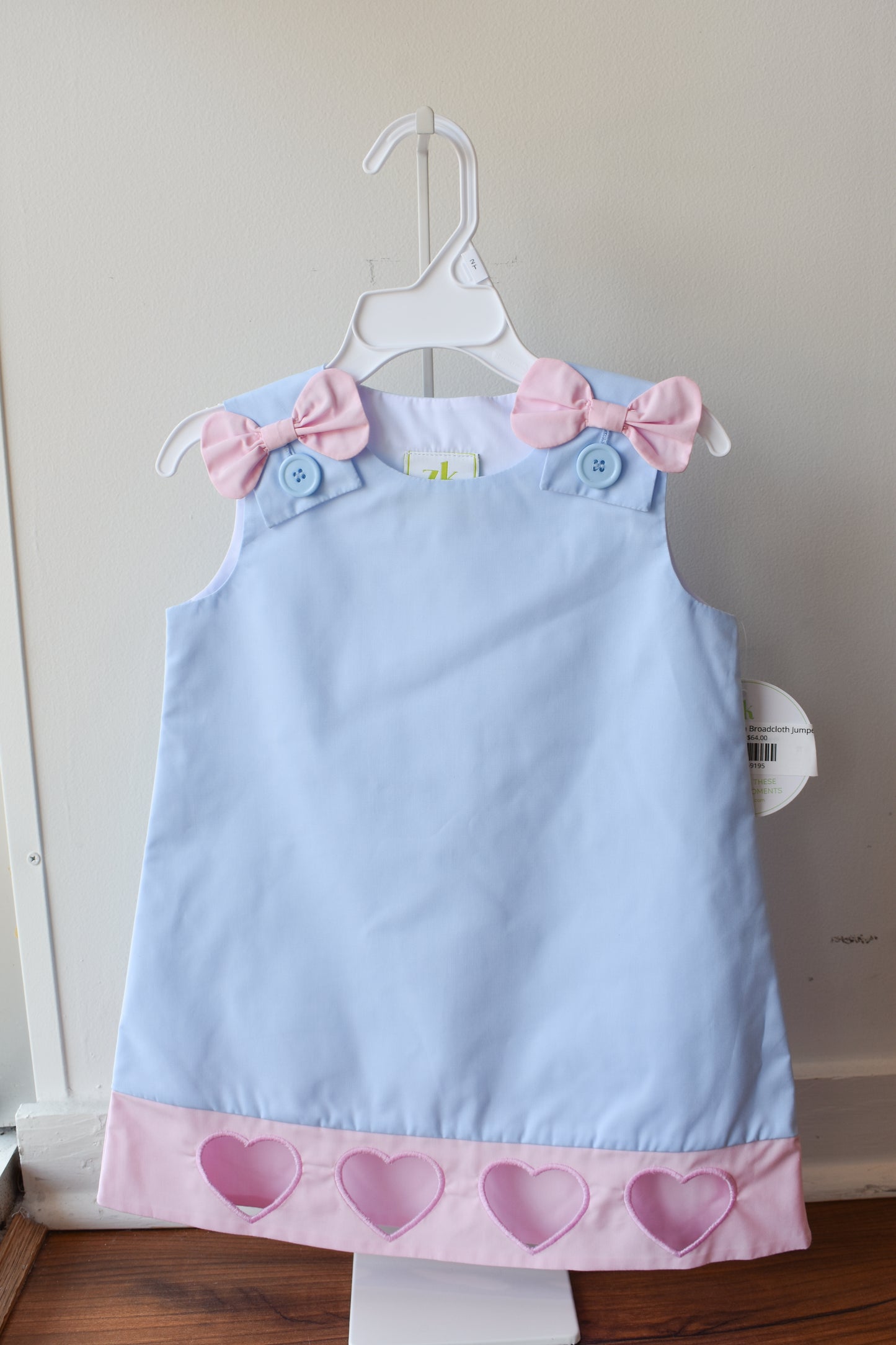 Heart Alessandra Broadcloth Jumper