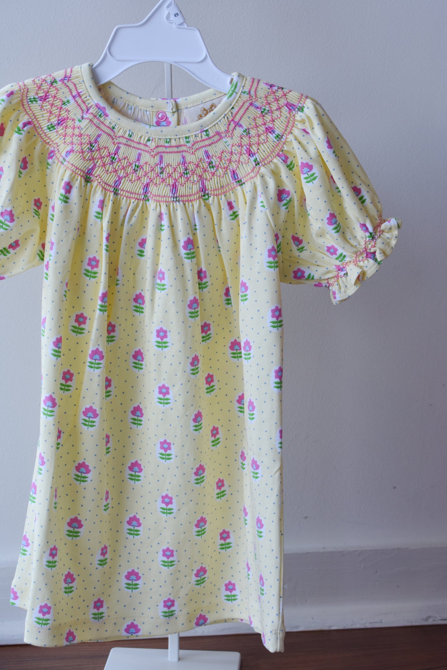Sandy Smocked Pima Dress-Fairway Floral