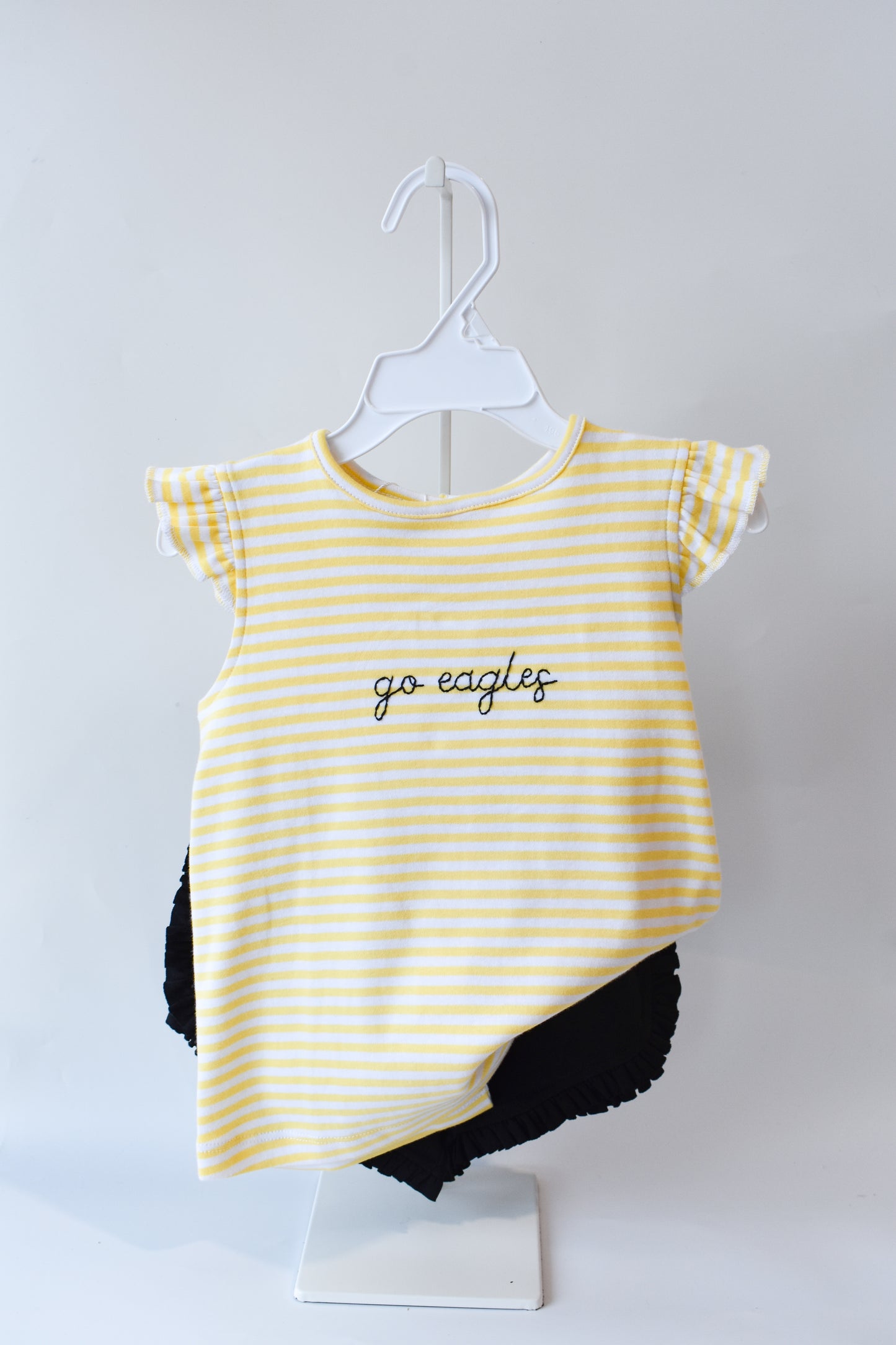 Hand Stitched Girl's Gameday Tank/Short Set