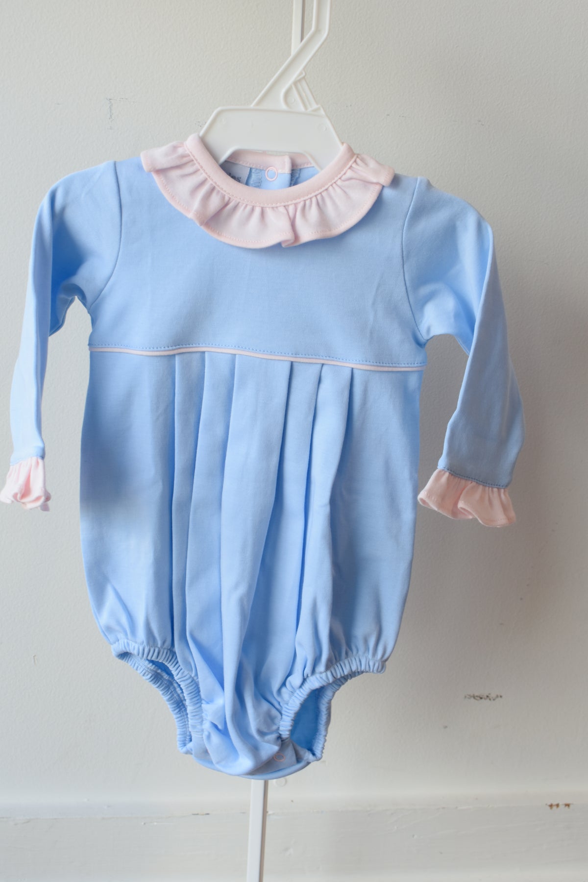 Blushing Blue Long Sleeve Bubble