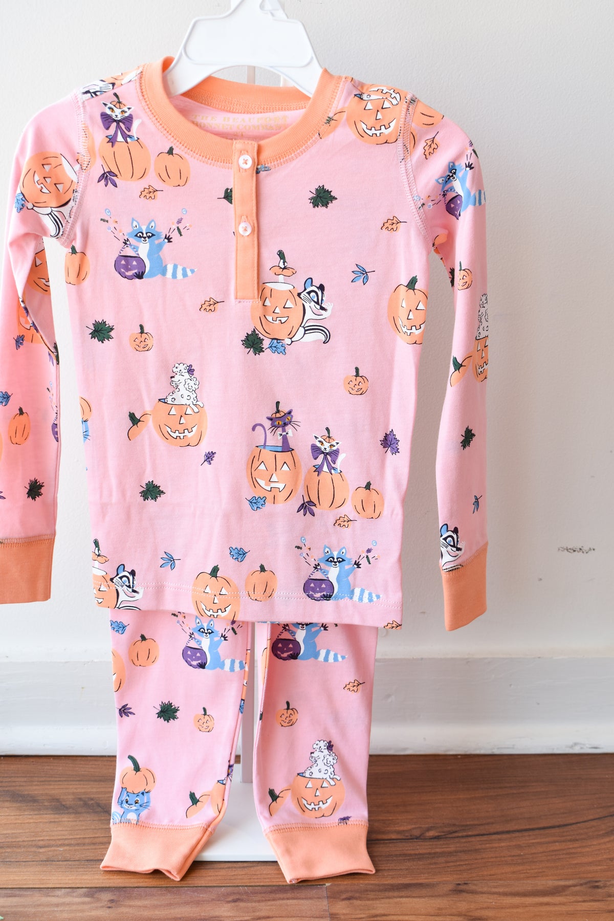 Payton Pajama Set-Pink Candy and Critters