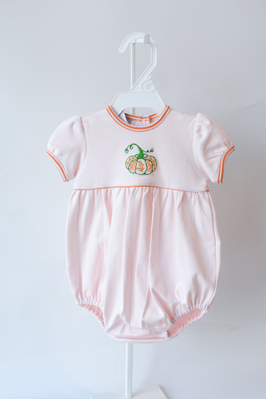 Pink Mini Pumpkin Puff Sleeve Bubble