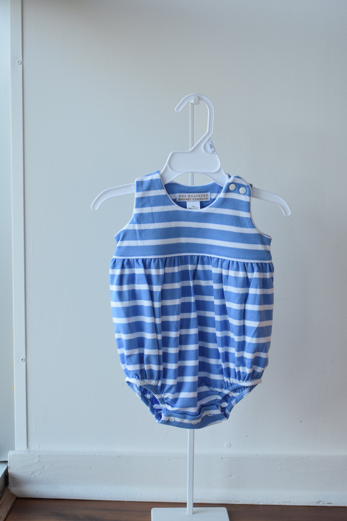 Barlett Bubble Pima-Barbados Blue Stripe