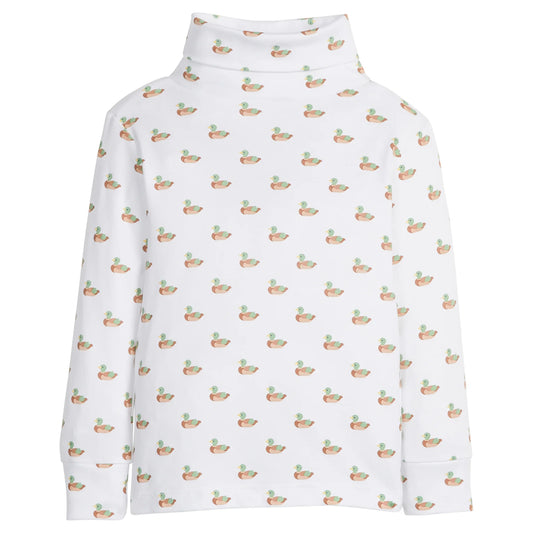 Mini Mallards Printed Turtleneck