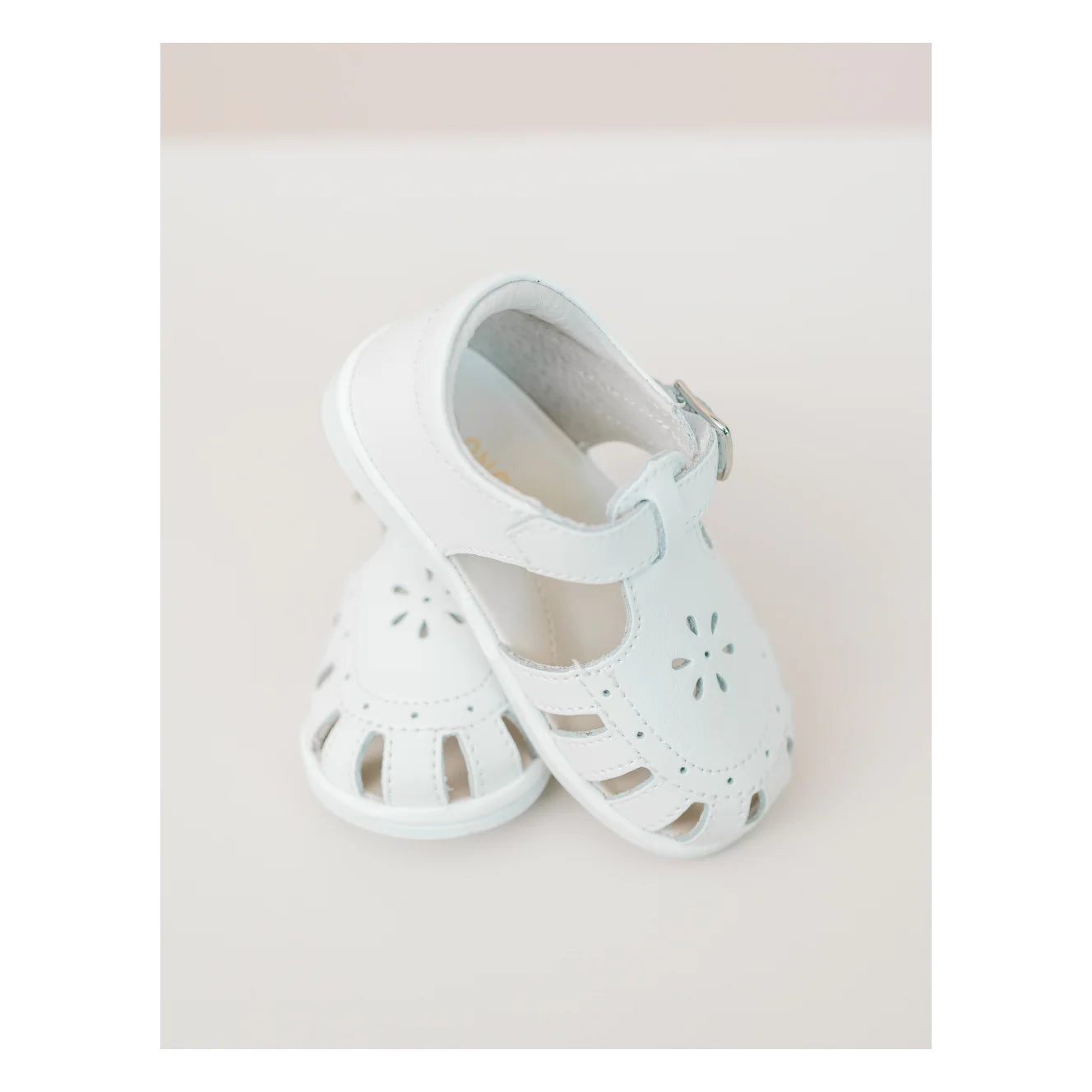 Shelby Caged Sandal-White
