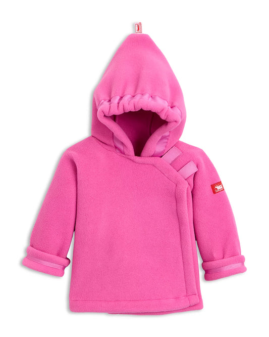 Widgeon Classic Hooded Fleece Jacket-Dark Pink