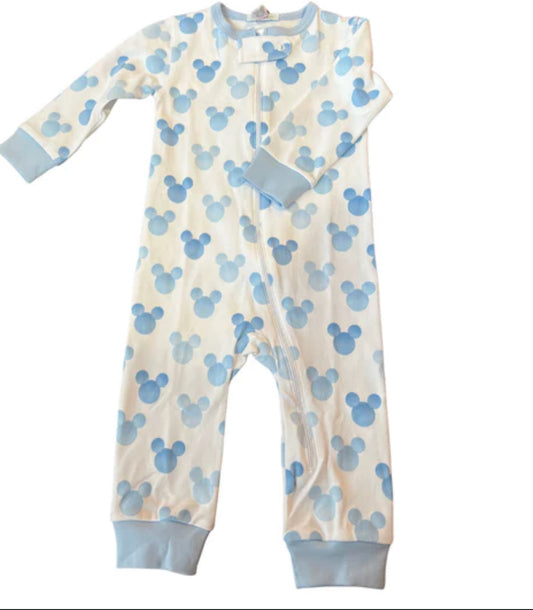 Mickey Blue Pj's Footie