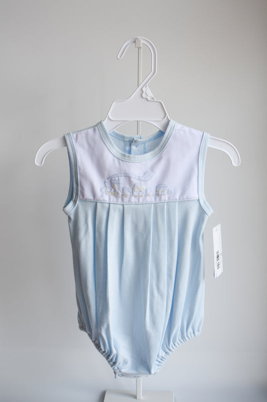 Choo Choo Into Summer Sleeveless Knit Bubble