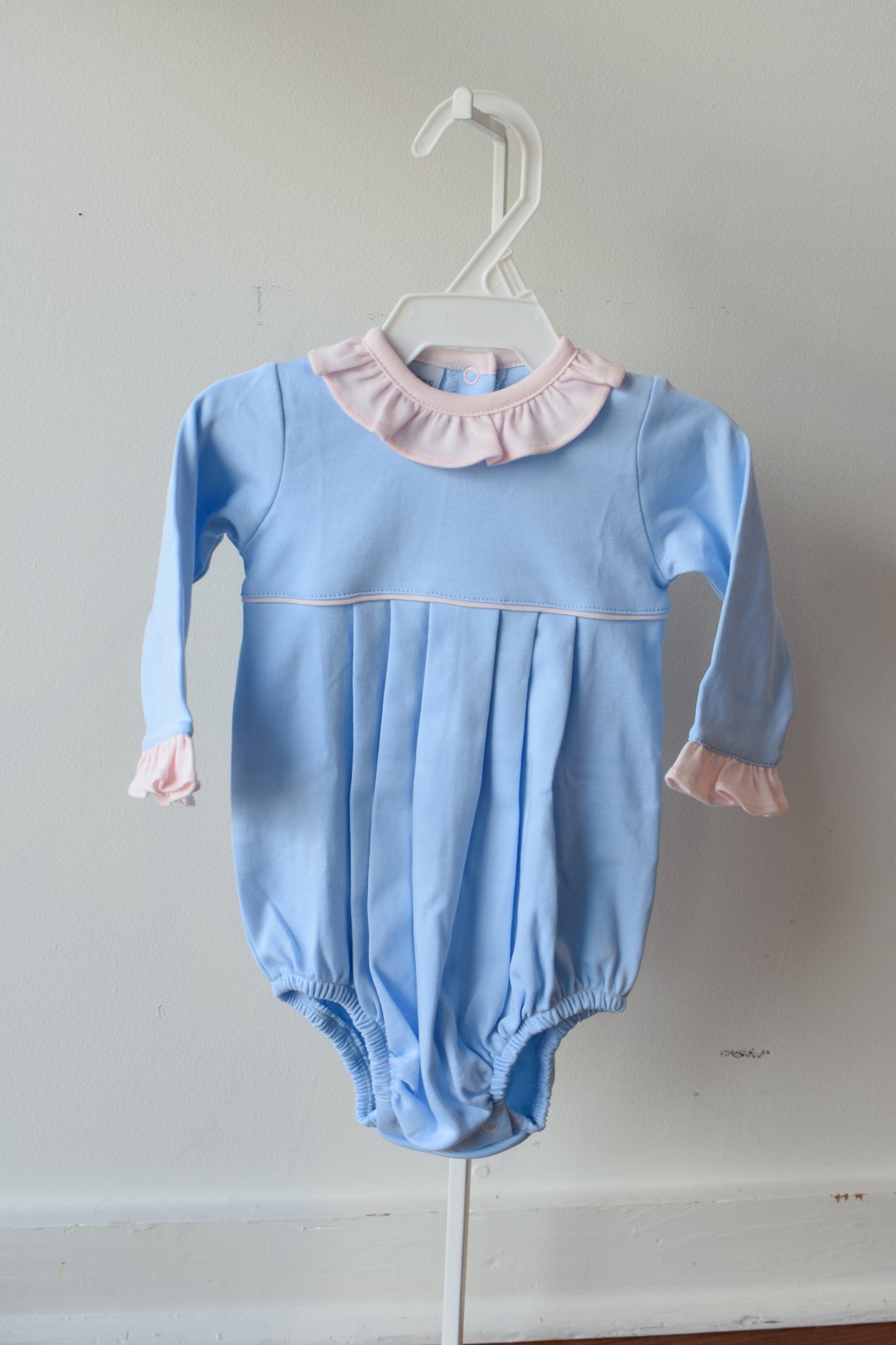 Blushing Blue Long Sleeve Bubble