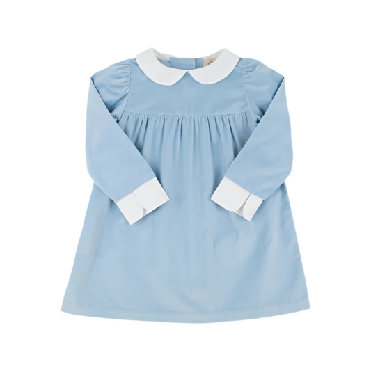 Patsy Dinner Party Dress-Velvet Barrington Blue