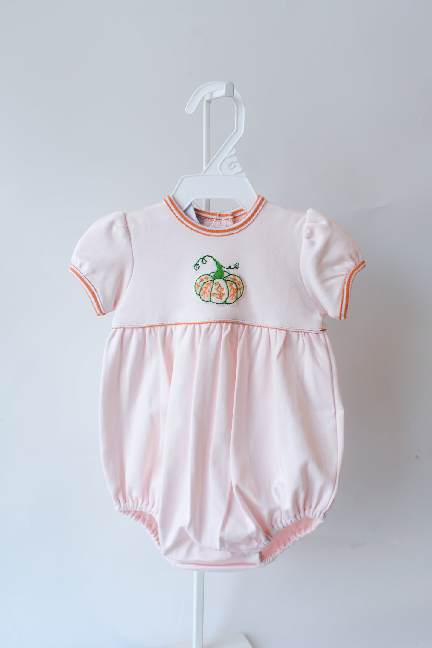 Pink Mini Pumpkin Puff Sleeve Bubble