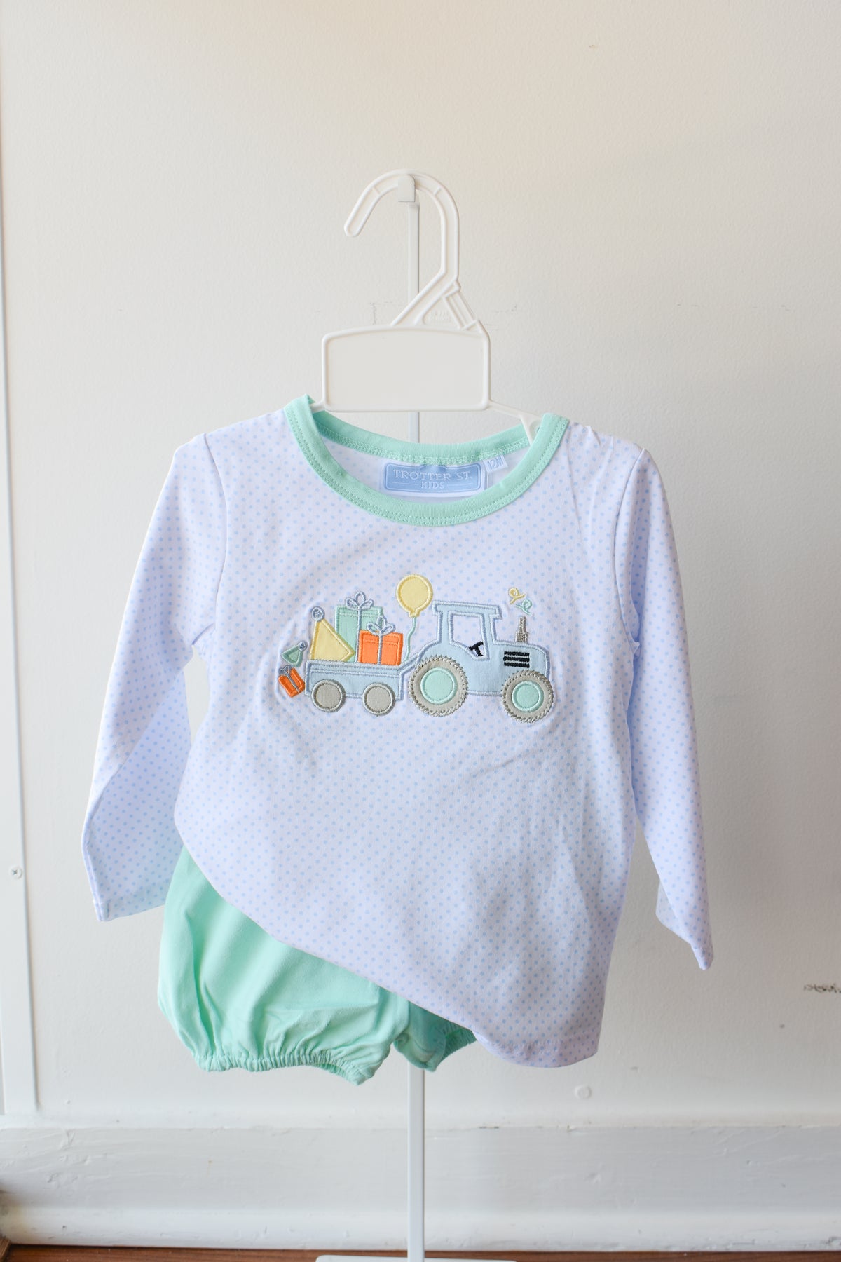Birthday Boy Knit Bloomer Set