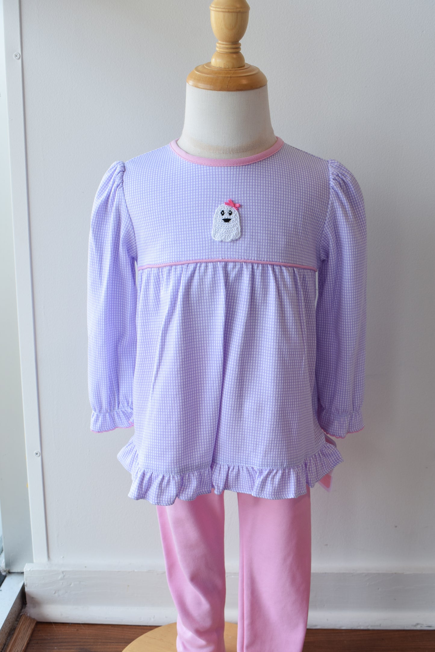 Girly Ghost Lavender Knit Legging Set