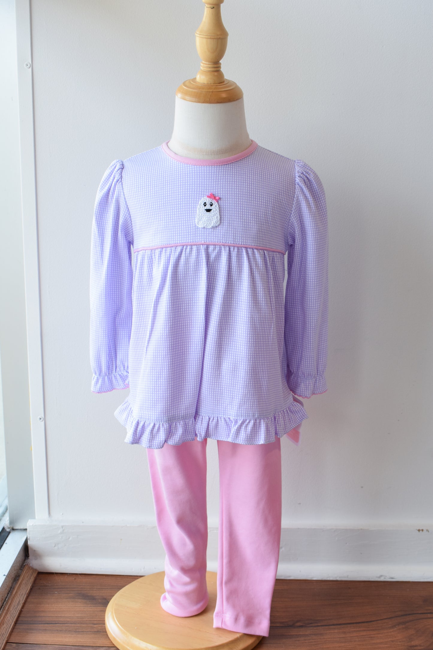 Girly Ghost Lavender Knit Legging Set