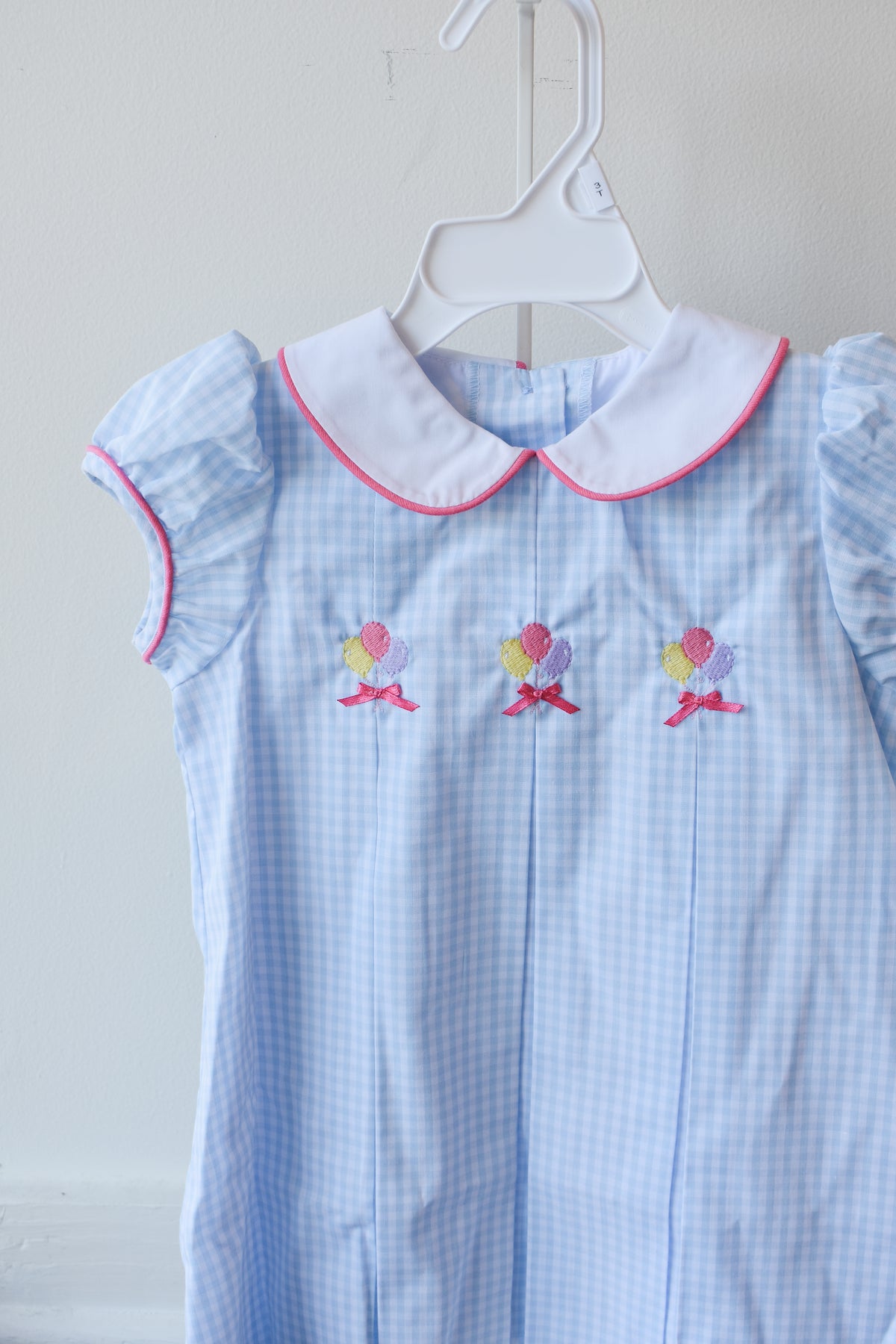 Camilla Blue Gingham Birthday Dress